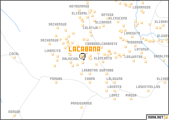 map of La Cabaña