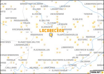 map of La Cabecera