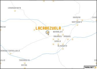map of La Cabezuela