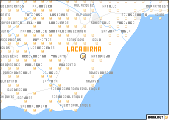 map of La Cabirma