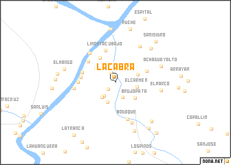 map of La Cabra