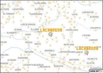 map of La Cabrera
