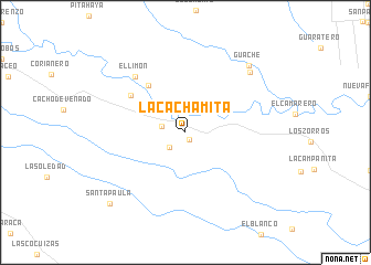 map of La Cachamita
