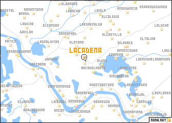 map of La Cadena