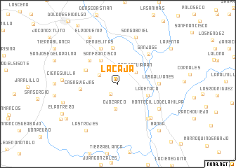 map of La Caja
