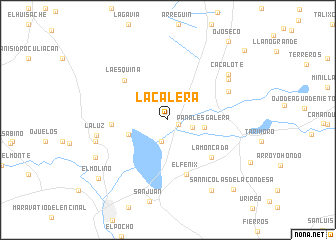 map of La Calera