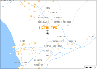 map of La Calera