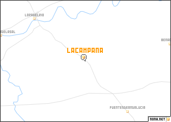 map of La Campana