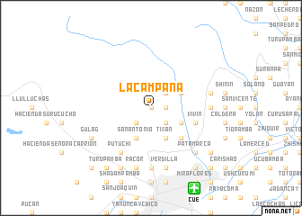 map of La Campana