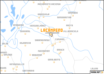 map of La Campero