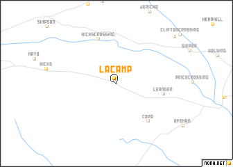 map of Lacamp