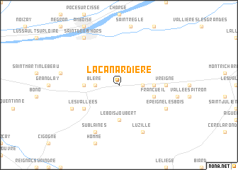 map of La Canardière