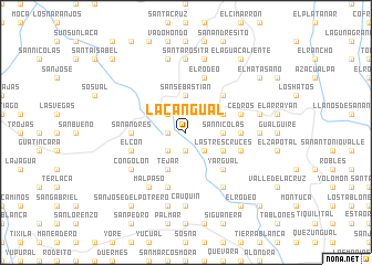 map of La Cangual