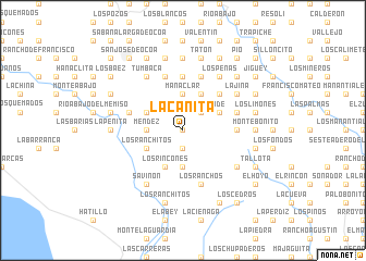 map of La Cañita