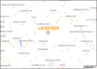 map of La Cantera