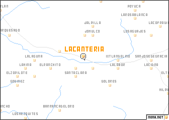 map of La Cantería