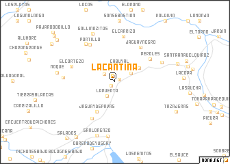 map of La Cantina