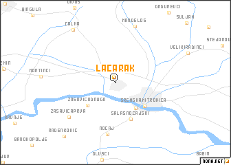 map of Laćarak