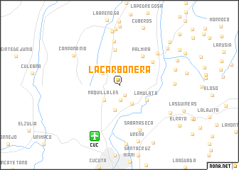 map of La Carbonera