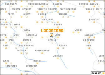 map of La Cárcoba