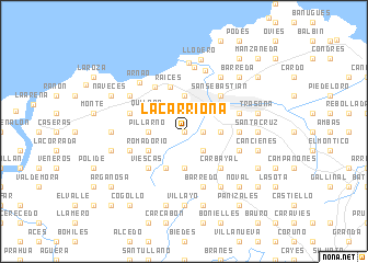 map of La Carriona