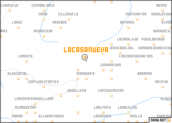 map of La Casa Nueva