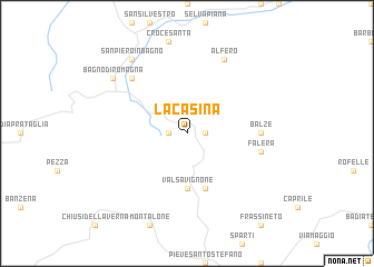 map of La Casina