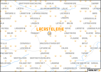 map of La Castelenie