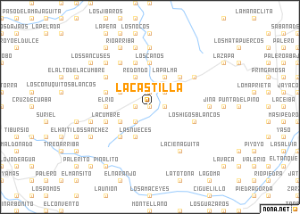 map of La Castilla
