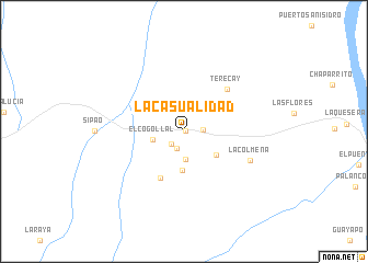 map of La Casualidad