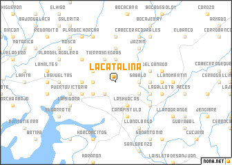 map of La Catalina