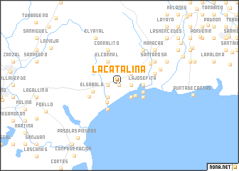 map of La Catalina