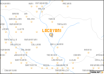 map of Lacayani