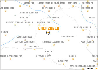 map of La Cazuela