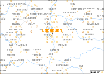 map of Lacbauan