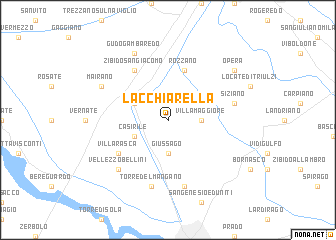 map of Lacchiarella