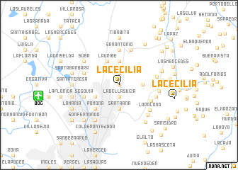 map of La Cecilia