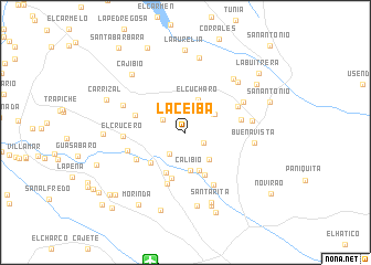 map of La Ceiba