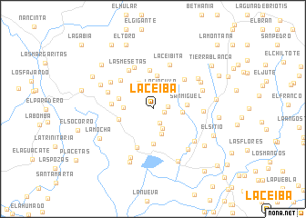 map of La Ceiba