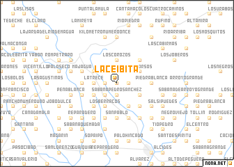 map of La Ceibita