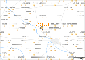 map of La Celle