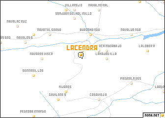 map of La Cendra