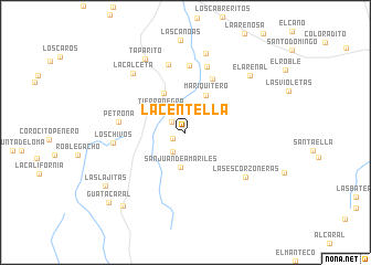 map of La Centella