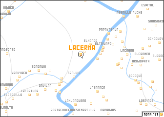 map of La Cerma
