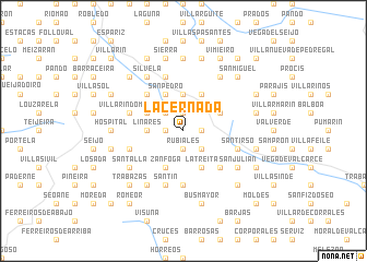 map of La Cernada