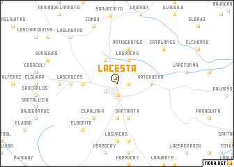 map of La Cesta