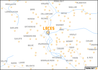 map of Laçes