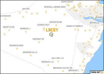 map of Lacey