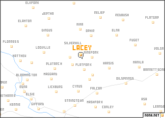 map of Lacey