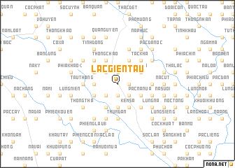 map of Lạc Giển Tẩu